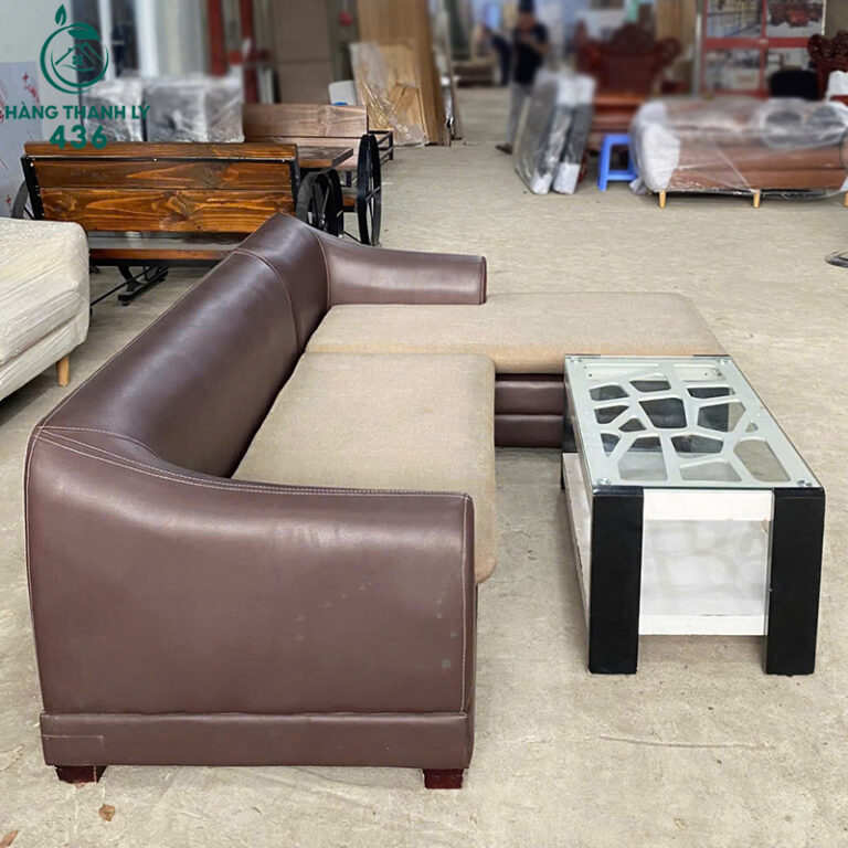 sofa goc l cu 2m3x1m6 boc da nau phoi nem vai kem 8