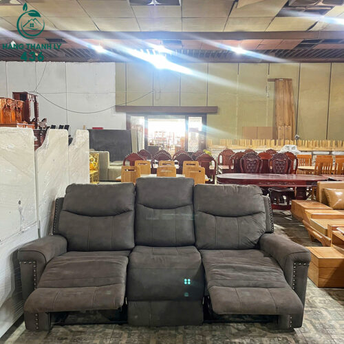 Sofa Ngả Lưng Cũ 2MX1M Màu Nâu 3 Chỗ Ngồi Bọc Da Dày Dặn 6 sofa nga lung cu 2mx1m mau nau 3 cho ngoi boc da day dan 4