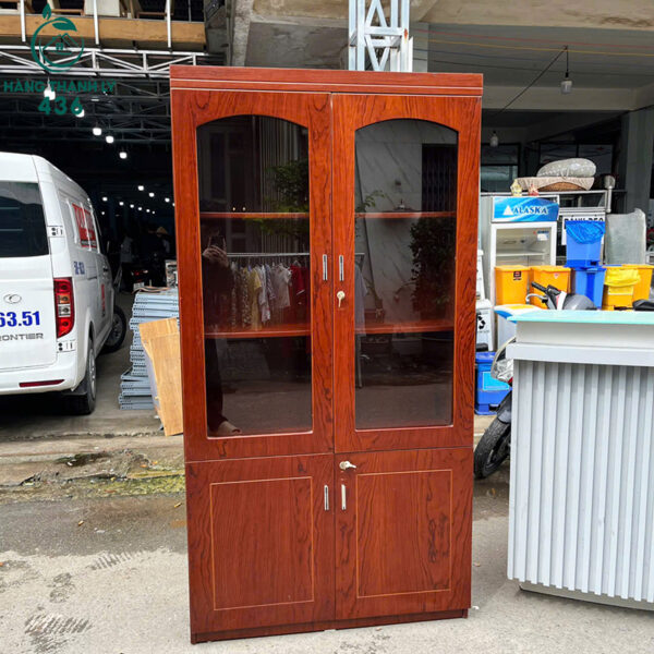 tu ho so cu 1m9x1m co ngan duoi kin dao va ngan kinh trung bay 2