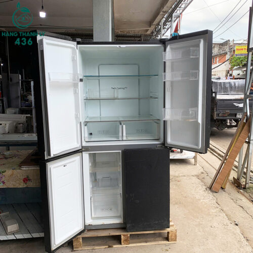 Tủ lạnh Samsung Cũ Inverter 488 lít Multi Door 3 tu lanh cu samsung 4 canh mau den 2