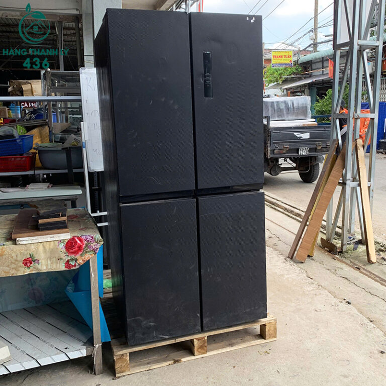 tu lanh cu samsung 4 canh mau den 4