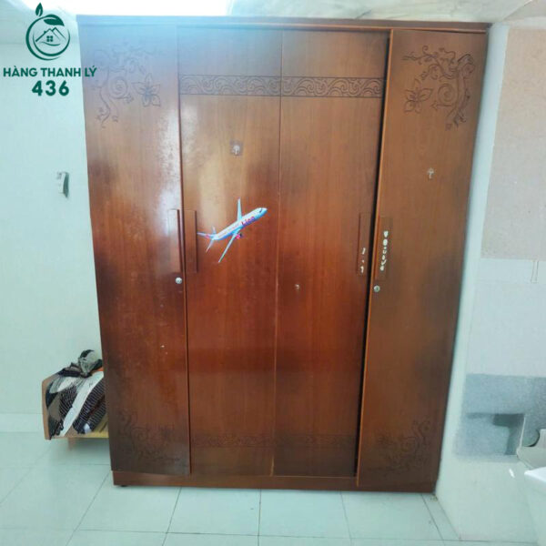 tu-quan-ao-cu-4-canh-go-mau-nau-do-2m1x1m6-du-ngan (1) tu quan ao cu 4 canh go mau nau do 2m1x1m6 du ngan 1