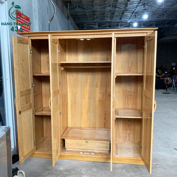 tu quan ao cu 4 canh rong rai 1m8x2m co nhieu ngan dung do 1