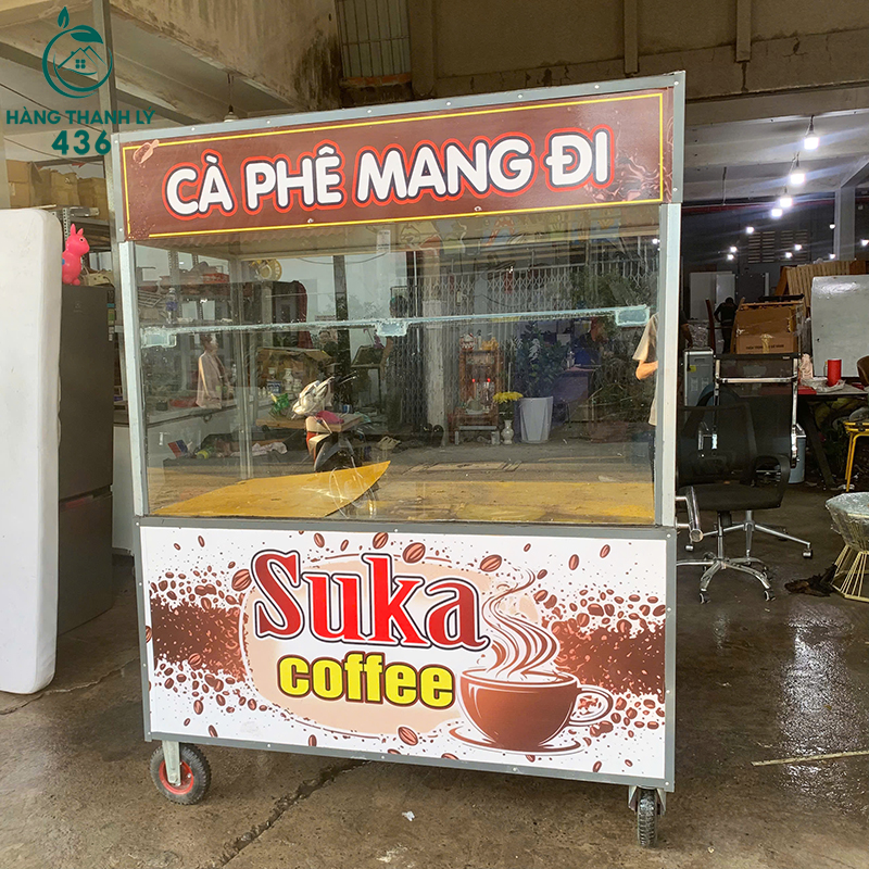 xe-quay-cafe-cu-co-tu-kinh-lon-5 Xe Quầy Cafe Cũ Có Tủ Kính Lớn