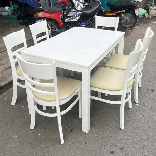 Bộ Bàn Ăn Cũ 6 Ghế Màu Trắng Phong Cách Hiện Đại 3 z7157111524424 0294bef948d524f20f1ac380e7b5b7b1 copy