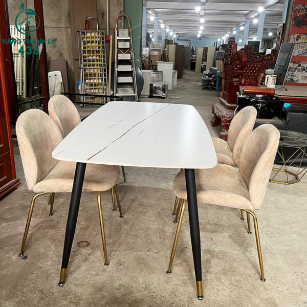 ban an cu mat da 1m6x80cm kem ghe ngoi boc dem 1