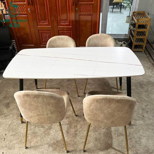 ban an cu mat da 1m6x80cm kem ghe ngoi boc dem 4