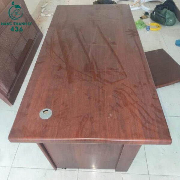 ban giam doc cu 1m6x80cm go mau nau mat rong dep ben 2