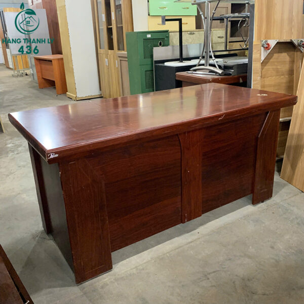 ban giam doc cu 1m6x80cm go mau nau mat rong dep ben 4