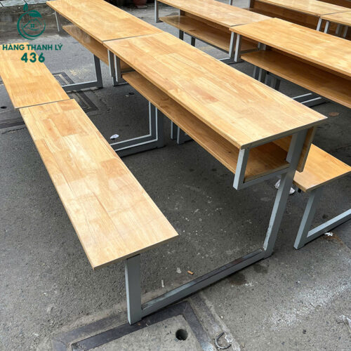 ban hoc sinh doi cu 1m2x85cm chan sat rat chac chan 4