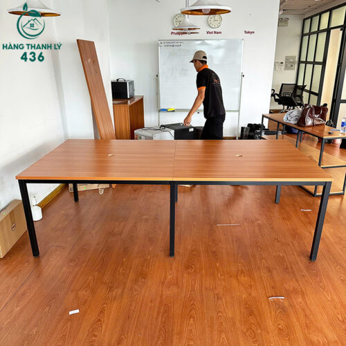 Bàn Họp Cũ Dài Kích Thước Lớn Phù Hợp 6-8 Người Ngồi