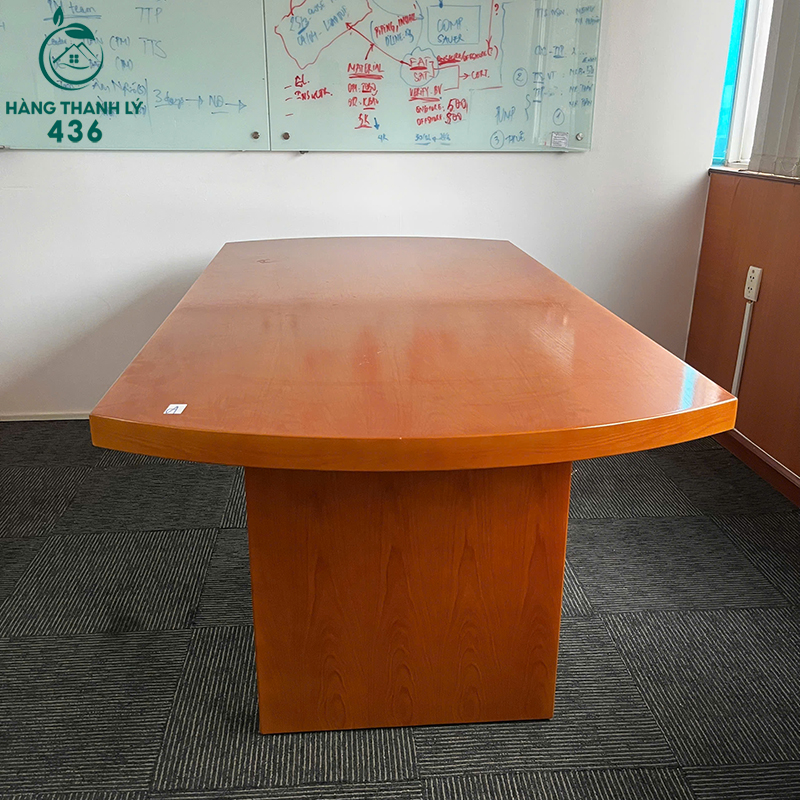 Bàn Họp Gỗ Cũ 2MX1M01 Đầu Cong Chân Trụ Chắc Chắn ban-hop-go-cu-2mx1m01-dau-cong-chan-tru-chac-chan-4 Bàn Họp Gỗ Cũ 2MX1M01 Đầu Cong Chân Trụ Chắc Chắn