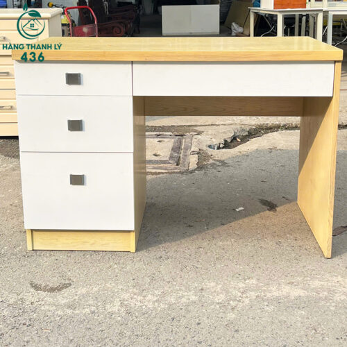 ban-lam-viec-cu-1m1x75cm-mat-go-sang-co-3-ngan-keo-trang-tien-dung