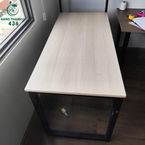 ban lam viec cu 1m2x1m35 lien ke go tiet kiem khong gian 1