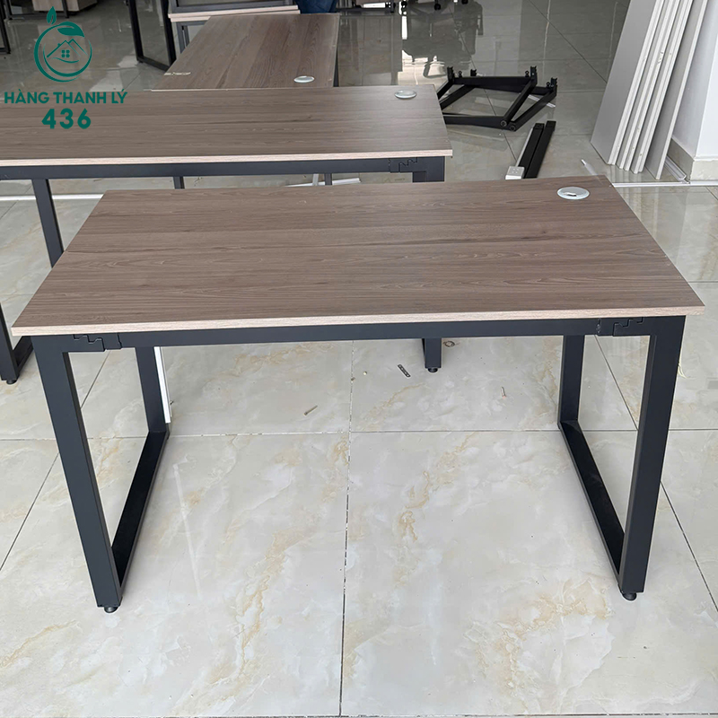 Bàn Làm Việc Cũ 1M2X60CM Gỗ Vân Nâu Gọn Nhẹ 6 ban lam viec cu 1m2x75cm go van nau gon nhe 2 4