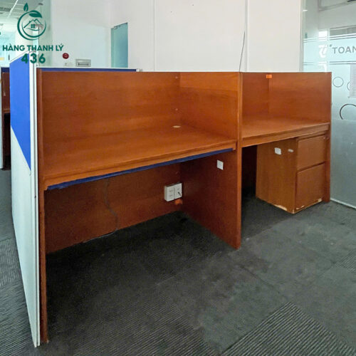 Bàn Làm Việc Cũ 2M4X1M2 2 Chỗ Ngồi Có Vách Riêng Tư 3 ban lam viec cu 2m4x1m21 2 cho ngoi co vach rieng tu 4
