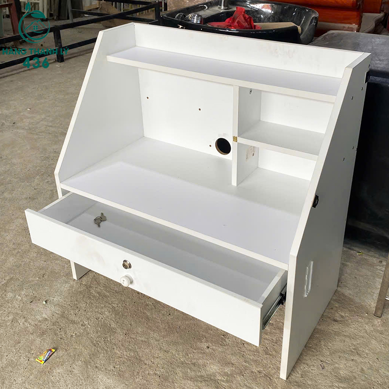 ban-lam-viec-cu-go-trang-cao-cap-da-ngan-tien-nghi-1 Bàn Làm Việc Cũ Gỗ Trắng Cao Cấp Đa Ngăn Tiện Nghi