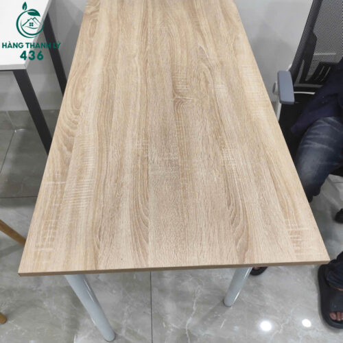 Bàn Làm Việc Cũ Mặt Gỗ Vân Sáng Giá Rẻ 2 ban lam viec cu mat go van sang gia re 1
