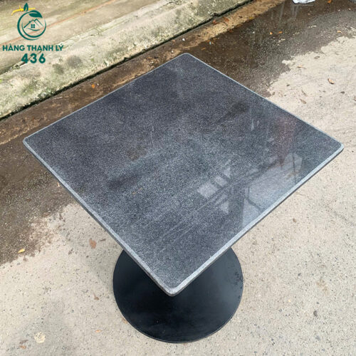 ban mat da hoa cuong cu 75cmx60cm vuong chan sat mau den 4