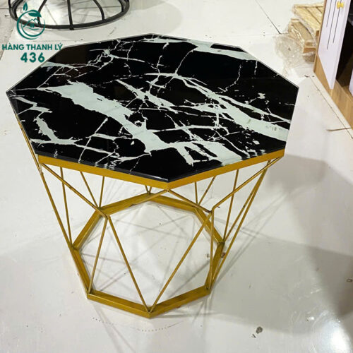 ban sofa cu mat da nhan tao luc giac mau den van trang 1