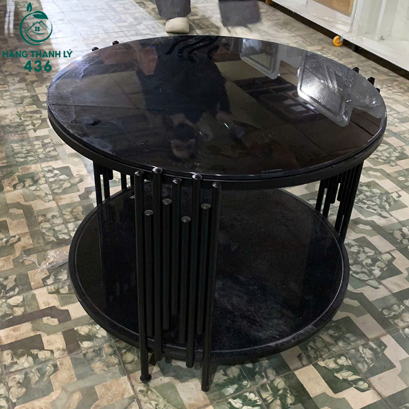 Bàn Sofa Cũ Mặt Kính Đen Bóng 2 Tầng Dễ Lau Chùi Sang Trọng ban-sofa-cu-mat-kinh-den-bong-2-tang-de-lau-chui-sang-trong-3 Bàn Sofa Cũ Mặt Kính Đen Bóng 2 Tầng Dễ Lau Chùi Sang Trọng