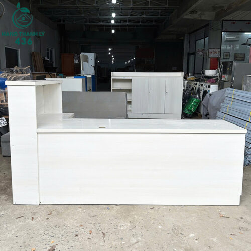 ban-thu-ngan-cu-2m2x1m2-mau-trang-thiet-ke-goc-chu-l-1-500x500 Thanh Lý Bàn Ghế Cũ, Mua Bán Đồ Nội Thất Cũ Giá Rẻ TPHCM