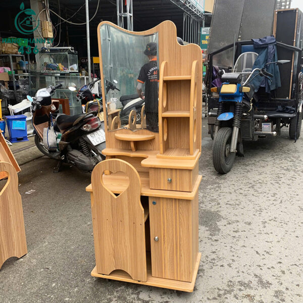 ban trang diem cu 1m5x60cm co ghe ngoi giup tiet kiem khong gian 4