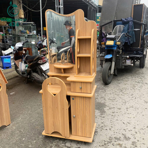 ban trang diem cu 1m5x60cm co ghe ngoi giup tiet kiem khong gian 5