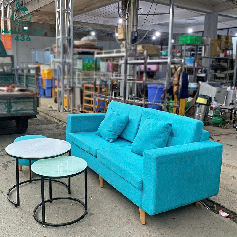Bộ Sofa Cũ 1M8 Màu Xanh Kèm 2 Bàn Trà Tròn Và 1 Đôn Nỉ bo-sofa-cu-1m8-mau-xanh-kem-2-ban-tra-tron-va-1-don-ni-2 Bộ Sofa Cũ 1M8 Màu Xanh Kèm 2 Bàn Trà Tròn Và 1 Đôn Nỉ
