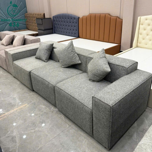 Bộ Sofa Vải Bố Êm Ái Ghế Ngồi Sâu Thích Hợp Thư Giãn Mới 99% (Nhiều Mẫu) 3 bo sofa vai bo em ai ghe ngoi sau thich hop thu gian moi 99 nhieu mau