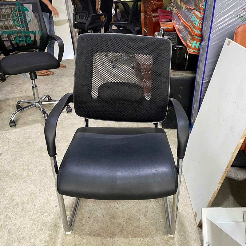 ghe-chan-quy-cu-lung-luoi-mau-den-chong-nong-thoang-khi-3 Ghế Chân Quỳ Cũ Lưng Lưới Màu Đen Chống Nóng Thoáng Khí