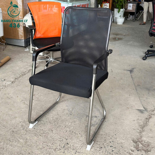 Ghế Chân Quỳ Cũ Lưới Đen Thoáng Khí Lưng Cao 2 ghe chan quy cu luoi den thoang khi lung cao 3