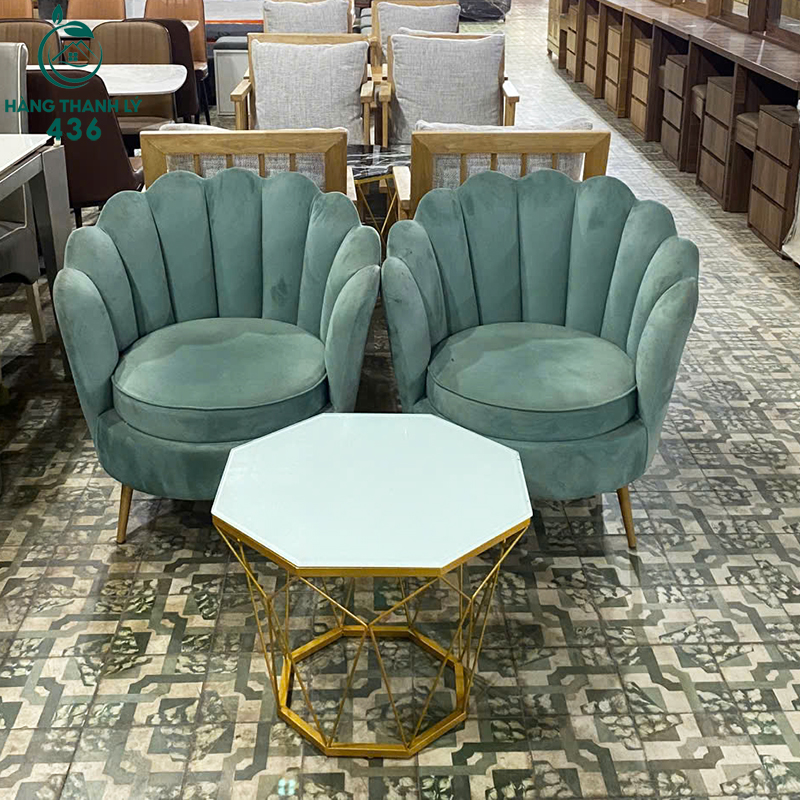 ghe-thu-gian-cu-lung-hinh-vo-so-co-nem-day-em-ai-kem-ban-1 Ghế Thư Giãn Cũ Lưng Hình Vỏ Sò Có Nệm Dày Êm Ái Kèm Bàn