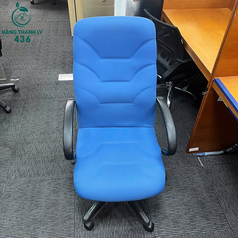 Ghế Văn Phòng Cao Cũ Vải Nỉ Xanh Đậm Bền Màu ghe-van-phong-cao-cu-vai-ni-xanh-dam-ben-mau-1 Ghế Văn Phòng Cao Cũ Vải Nỉ Xanh Đậm Bền Màu