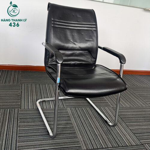 ghe van phong cu tay vin boc da tua lung thiet ke soc ngang 4