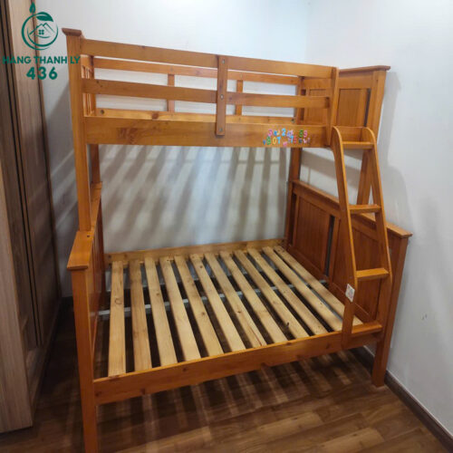 giuong tang go cu 2mx1m co thang len tien loi 1