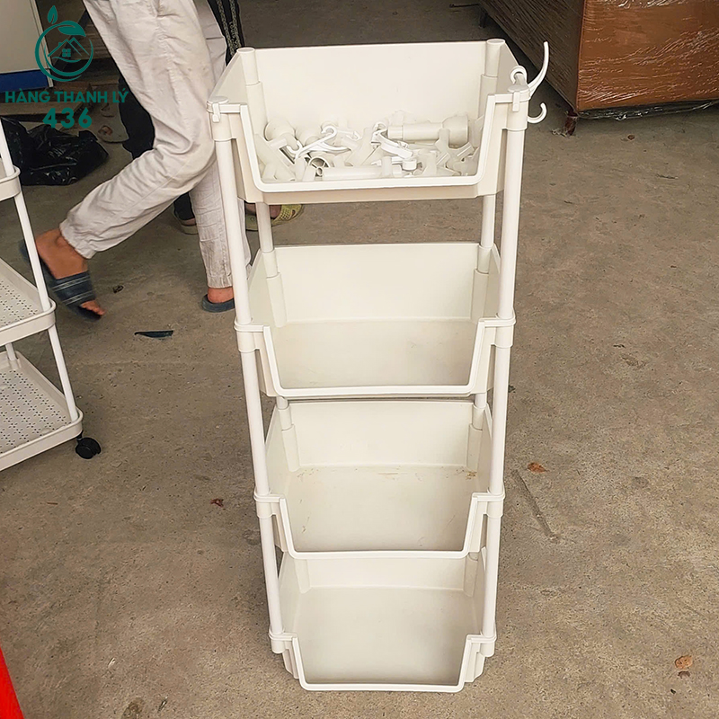 ke-nhua-cu-4-tang-dang-ro-thoang-khi-lap-rap-de-dang-2 Kệ Nhựa Cũ 4 Tầng Dạng Rổ Thoáng Khí Lắp Ráp Dễ Dàng