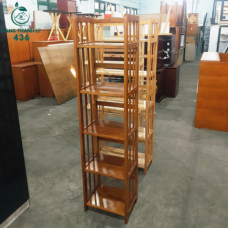 ke-sach-cu-size-40-go-dung-5-tang-gon-gang-1 Kệ Sách Cũ Size 40 Gỗ Đứng 5 Tầng Gọn Gàng