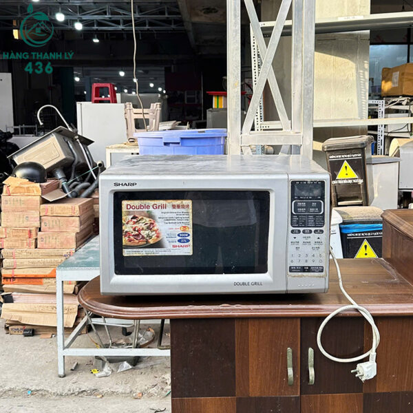 lo vi song cu sharp 27l bac co chuc nang nuong tien loi 1