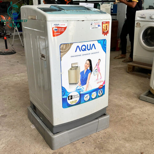 Máy Giặt Cũ Aqua 7Kg Nắp Nhựa Quan Sát Bên Trong Dễ 6 may giat cu aqua 7kg nap nhua quan sat ben trong de 2