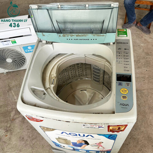 Máy Giặt Cũ Aqua 7Kg Nắp Nhựa Quan Sát Bên Trong Dễ 5 may giat cu aqua 7kg nap nhua quan sat ben trong de 3