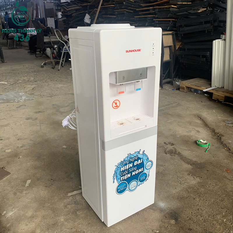 Máy Nước Nóng Lạnh Cũ Sunhouse Màu Trắng Tiện Dụng 9 may nuoc nong lanh cu eco green mau kem tien dung 3