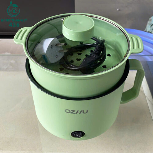 Nồi Điện Đa Năng Cũ Màu Xanh Cầm Tay Nhỏ Gọn 2 noi dien da nang cu mau xanh cam tay nho gon 3