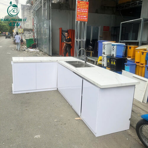 quay pha che cu mau trang chu l tich hop chau rua inox gon 4