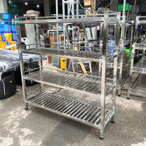 thanh ly ke inox da nang 4 tang thiet ke chac chan moi 99 3