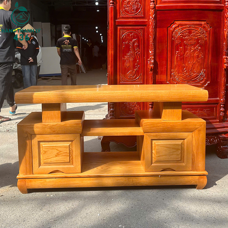 thanh-ly-ke-tivi-1m2x65cm-go-soi-cham-khac-hoa-van-moi-99-2 Thanh Lý Kệ Tivi 1M2X65CM Nhật Sồi Lau Hương Mới 99%