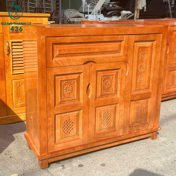 thanh ly tu giay dep go soi 3 canh moi 99 nhieu kich thuoc 2