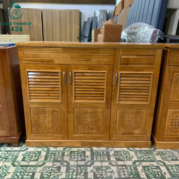 thanh ly tu go tu nhien 3 canh cham khac moi 99 nhieu mau 2