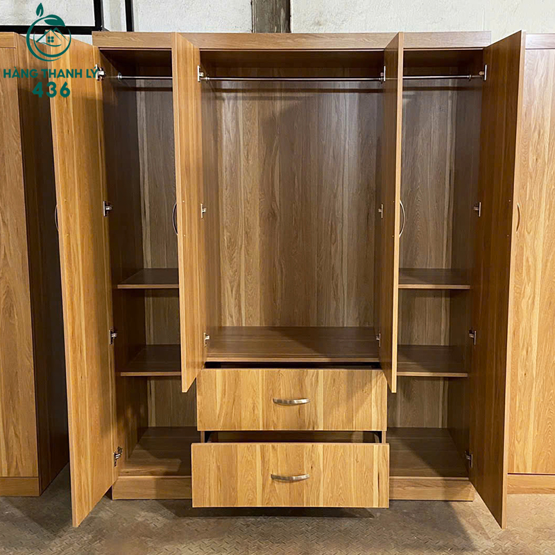 thanh-ly-tu-quan-ao-1m6x2m-4-canh-co-hoc-hien-dai-moi-99-4 Thanh Lý Tủ Quần Áo 1M6X2M 4 Cánh Có Hộc Hiện Đại Mới 99%