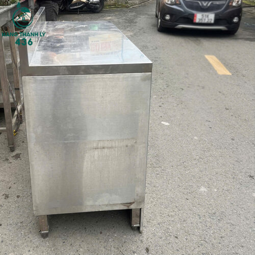 Tủ Bếp Cũ Inox 1M2X95CM Cửa Lùa Tiết Kiệm Diện Tích 4 tu bep cu inox 1m2x95cm cong nghiep cua lua tiet kiem dien tich 1